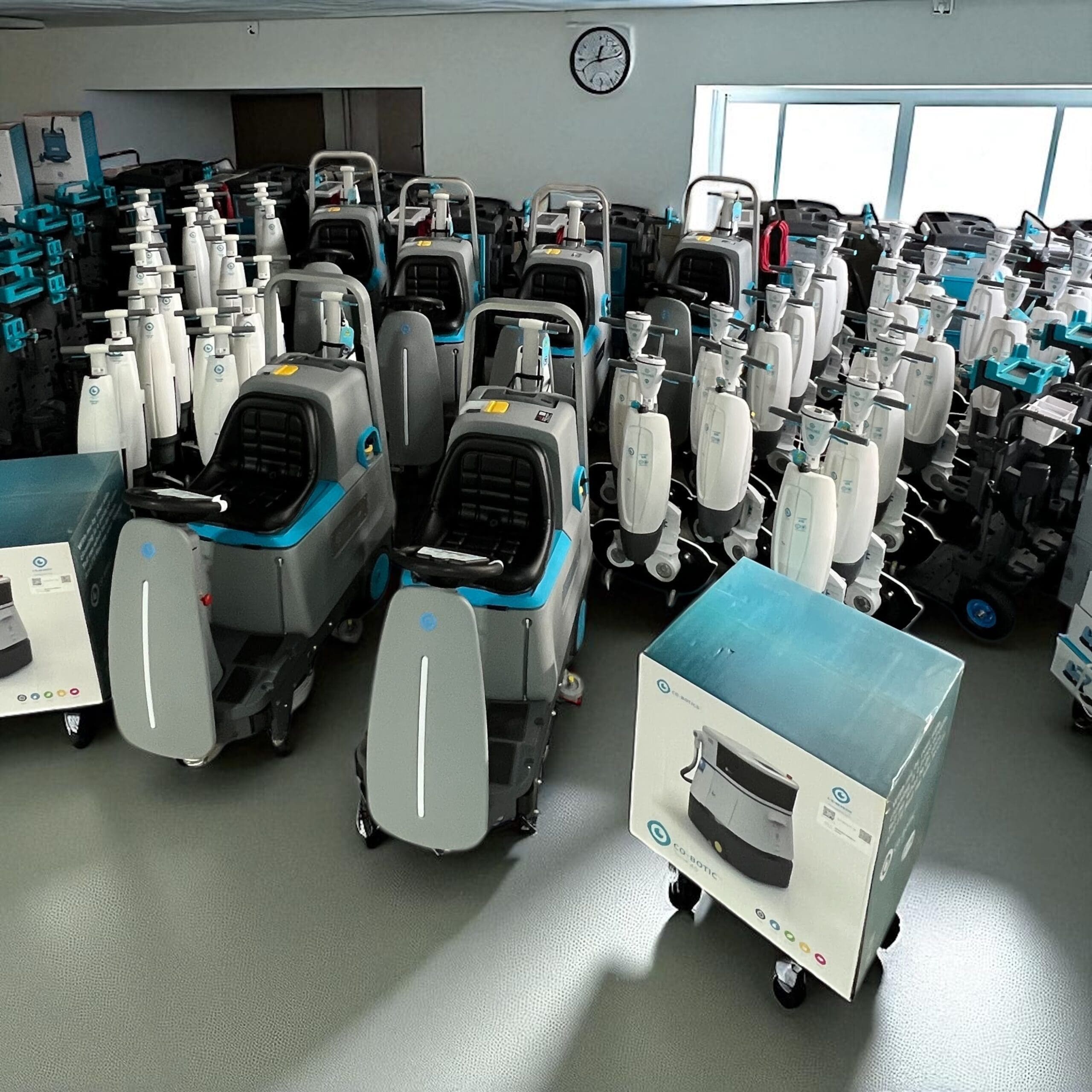 contract fleet mobilisation commercial cleaning machines