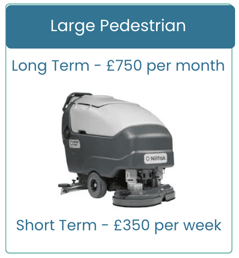 large pedestrian hire machines